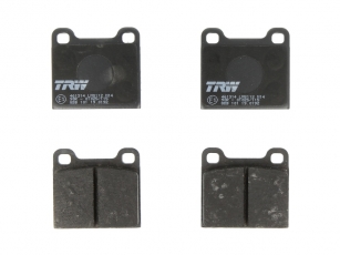 Купить GDB101 TRW Тормозные колодки задние Вольво 740 (2.0, 2.3) без датчика износа